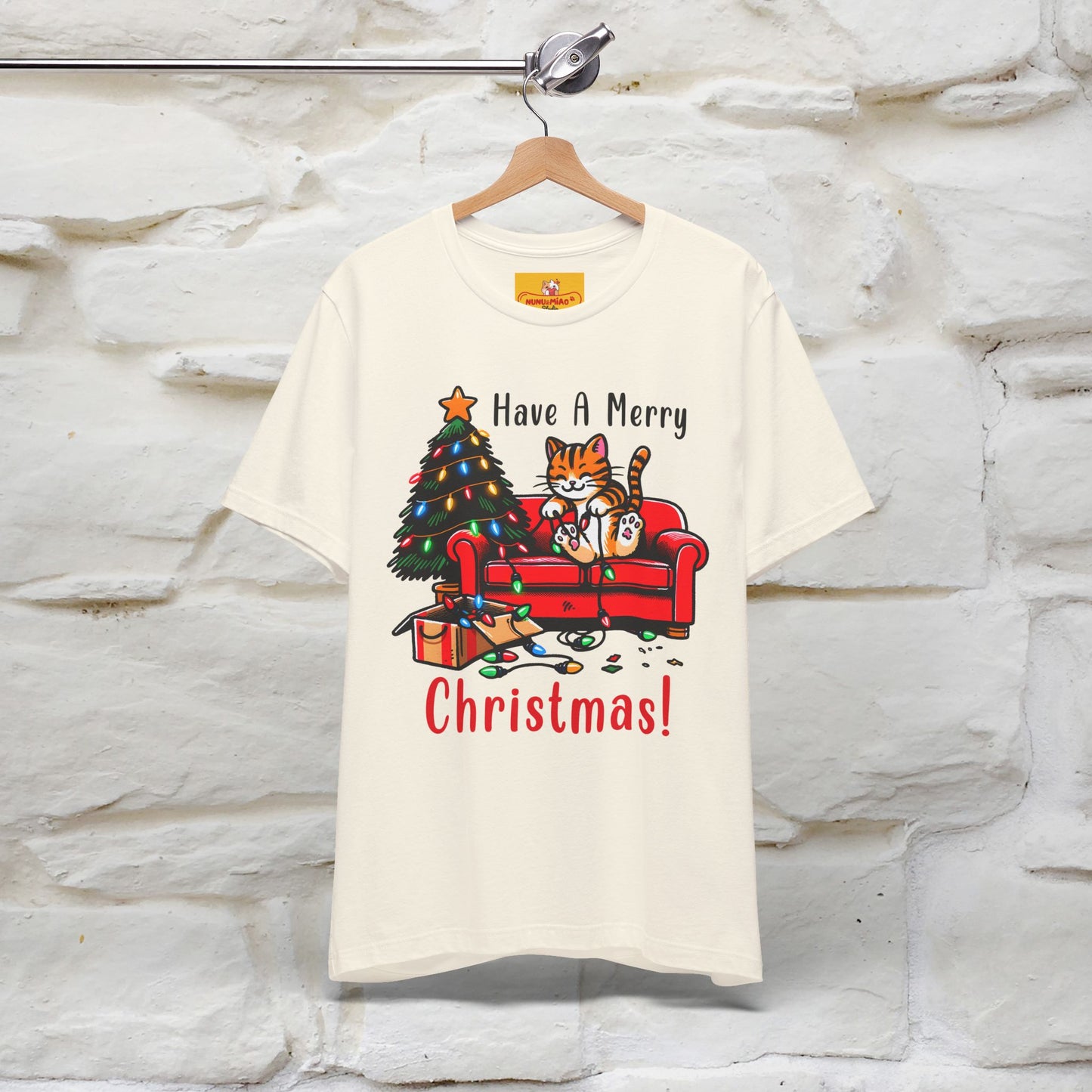 "Have A Merry..." |Funny Cat  T-Shirt | Nunu&Miao Studio
