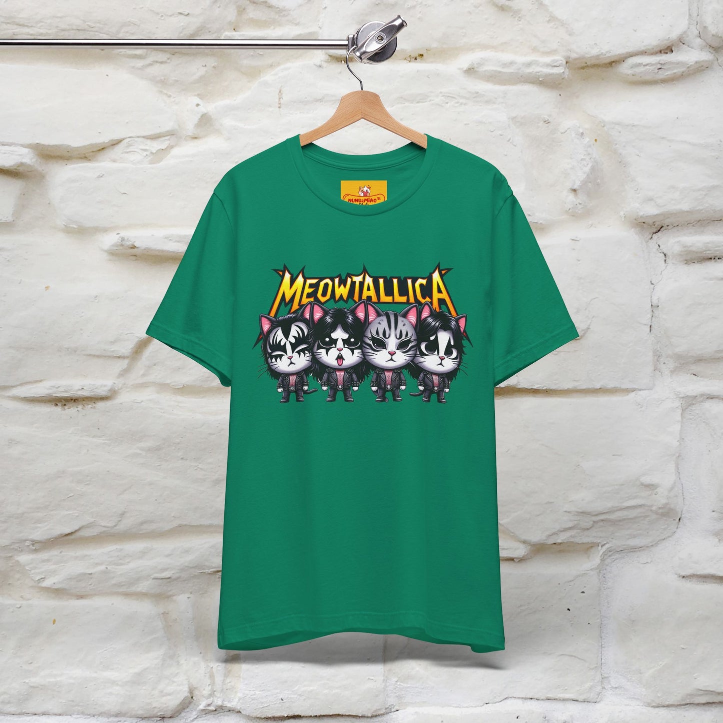 Meowtallica T-Shirt | Rock-Inspired Cat Tee| Nunu&Miao Studio - Nunu&Miao Studio