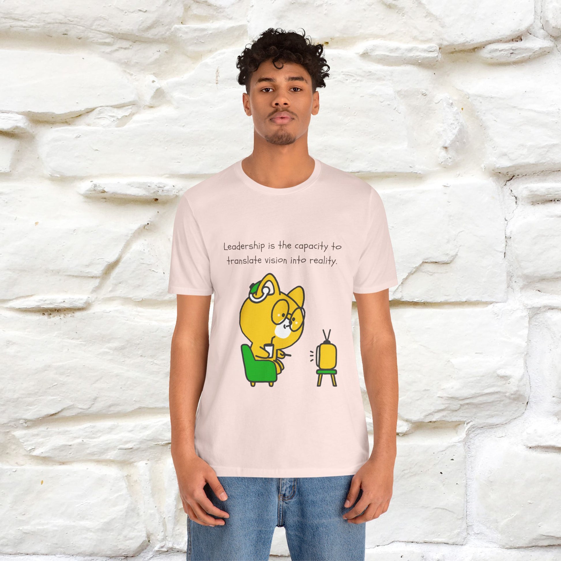 "Leadership Is the Capacity to Translate ..." Cat T-Shirt  | Nunu&Miao Studio - Nunu&Miao Studio