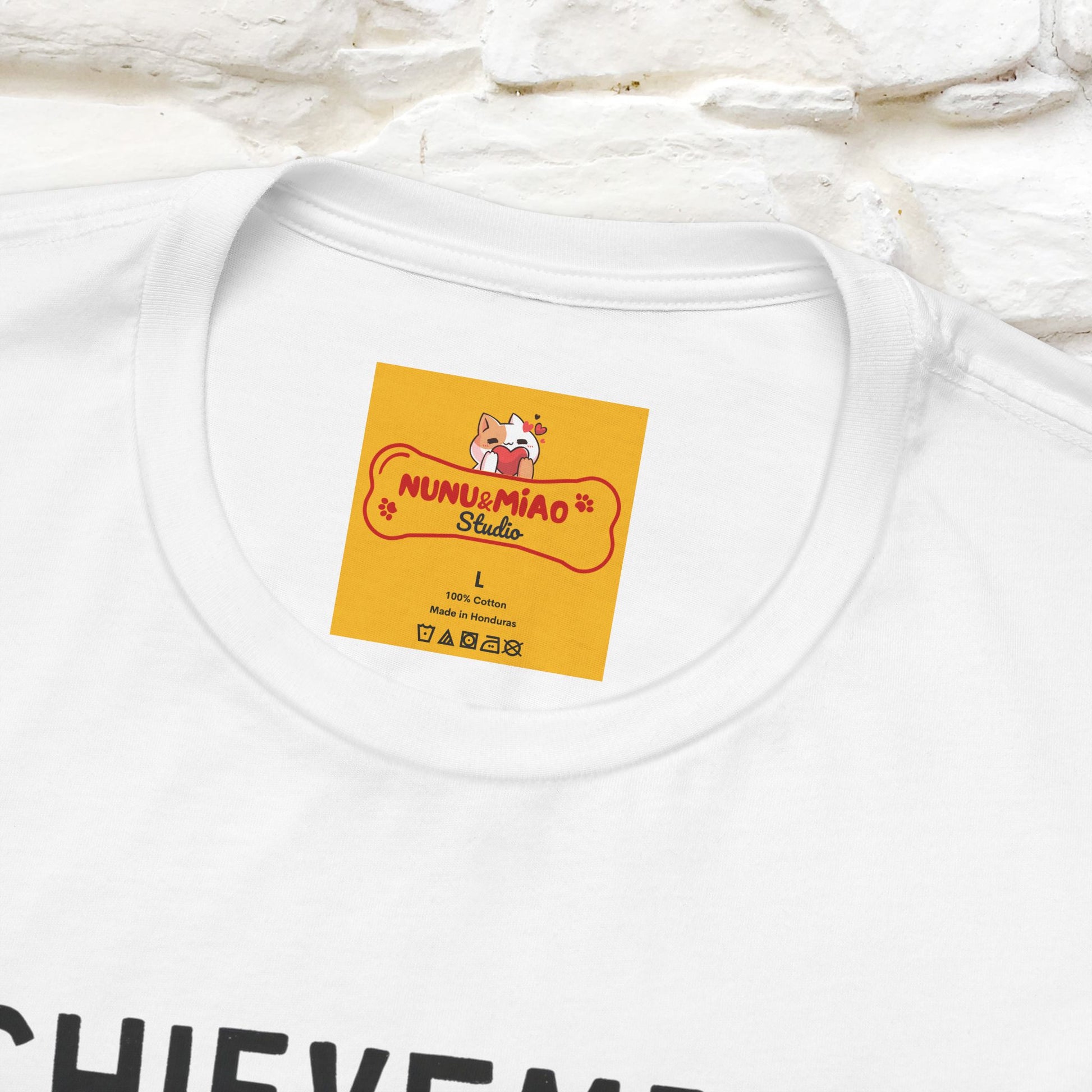 "Achievement Unlocked Bare Minimum." |Cat T-Shirt | Nunu&Miao Studio - Nunu&Miao Studio