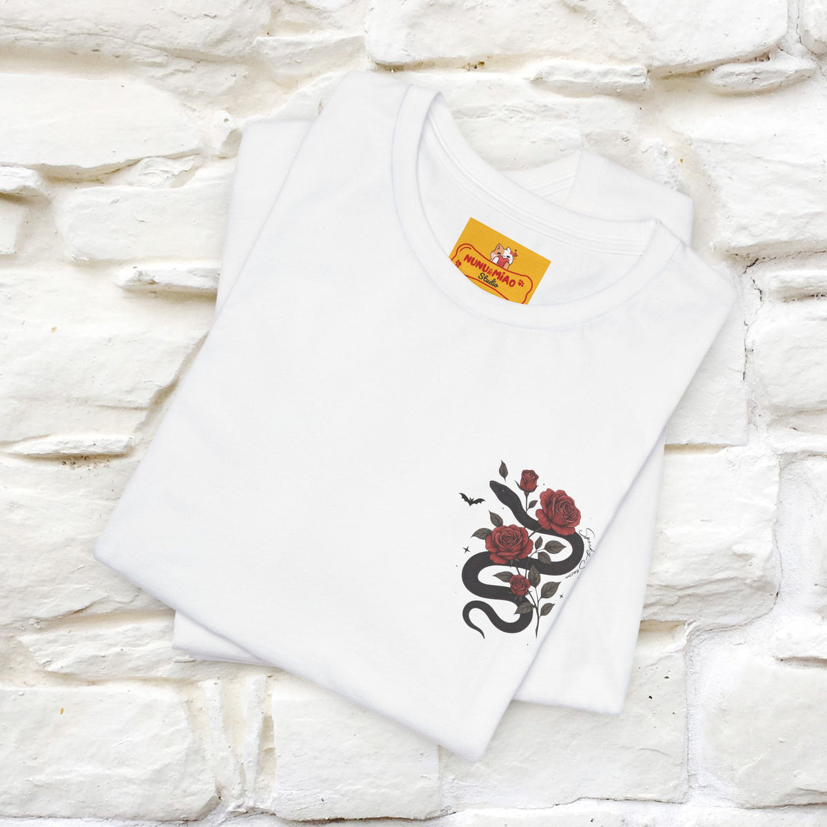 "The Rose and The Snake " Halloween T-shirt |Nunu&Miao Studio
