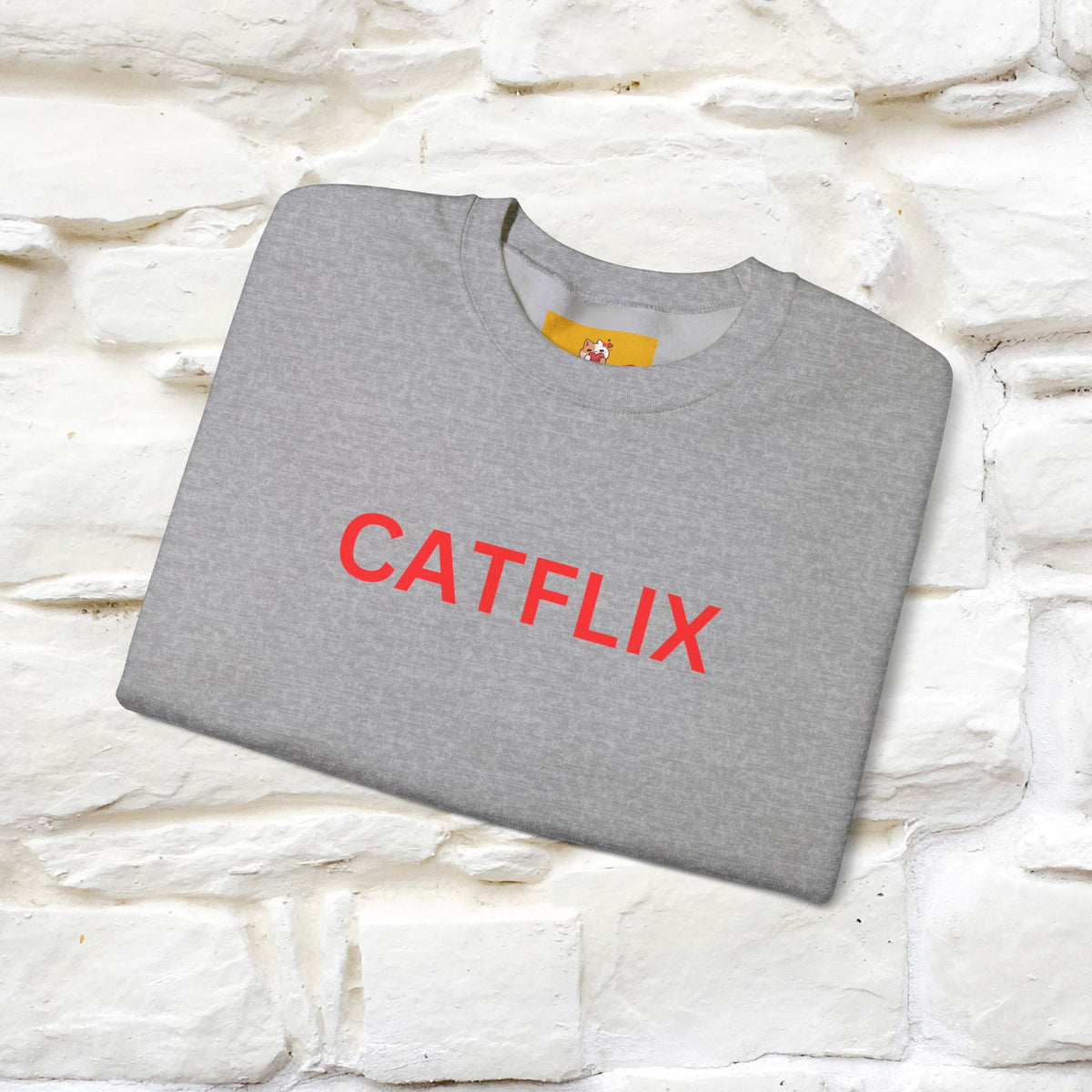 "Catflix'' |Cat Sweatshirt | Nunu&Miao Studio