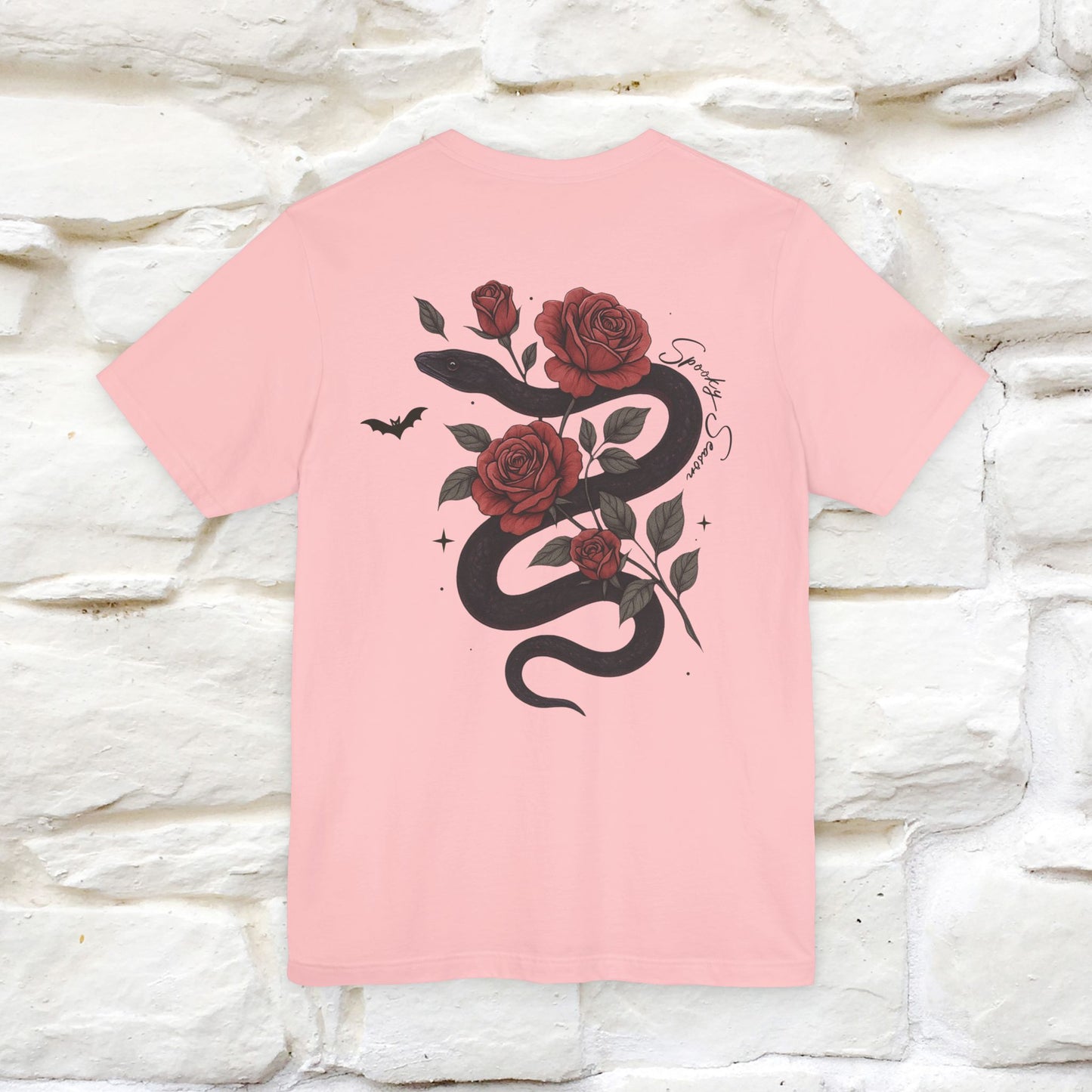 "The Rose and The Snake " Halloween T-shirt |Nunu&Miao Studio - Nunu&Miao Studio