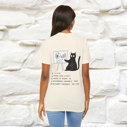 “Trust me, I’m statistically significant.”|  Cat T-Shirt | Front & Back Design | Nunu&Miao Studio