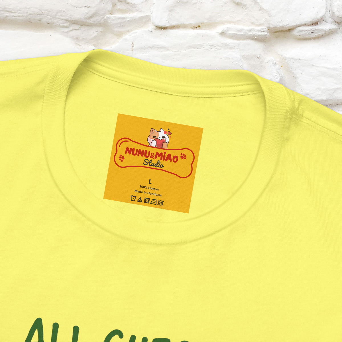 "All Guest Must Be Approved By The Cat - NO,MAYBE" Cat T-shirt |Nunu&Miao Studio