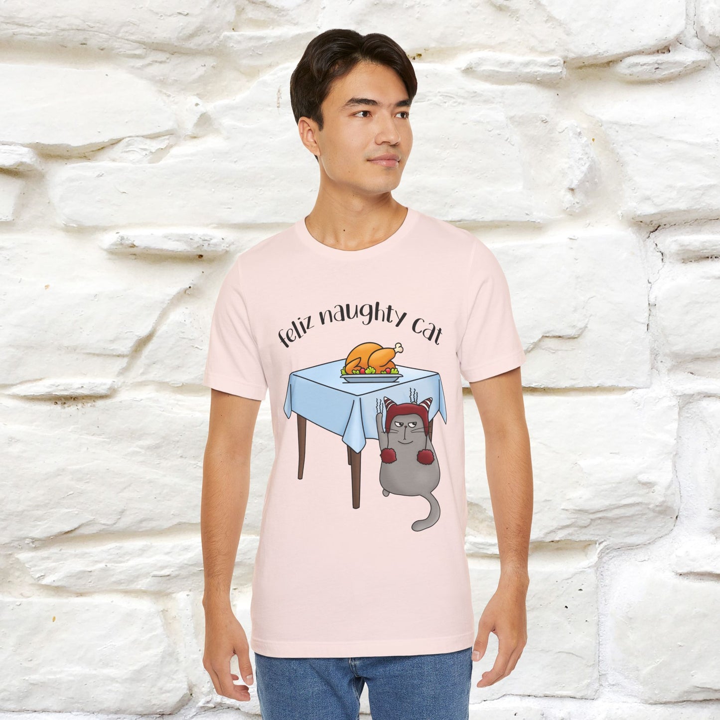 "Feliz Naughty Cat" |Funny Cat T-Shirt | Nunu&Miao Studio