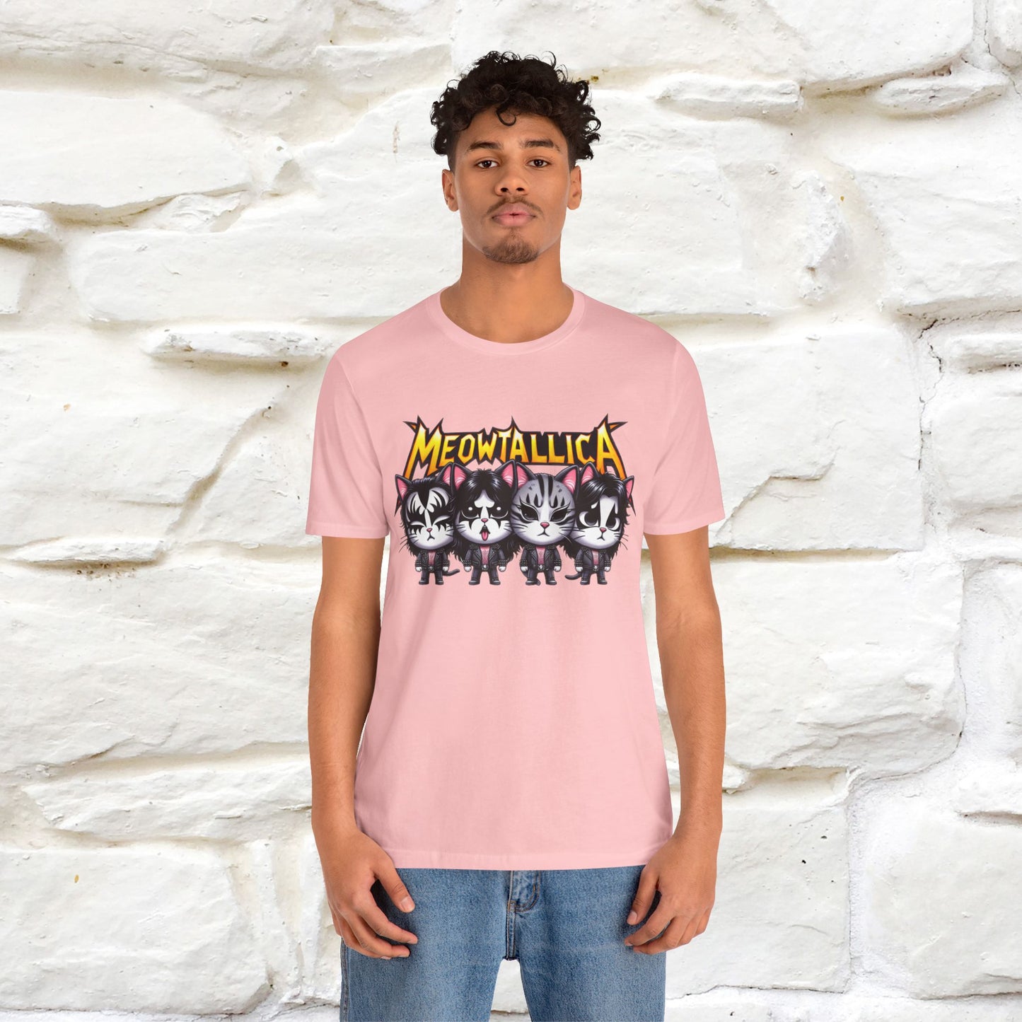 Meowtallica T-Shirt | Rock-Inspired Cat Tee| Nunu&Miao Studio - Nunu&Miao Studio