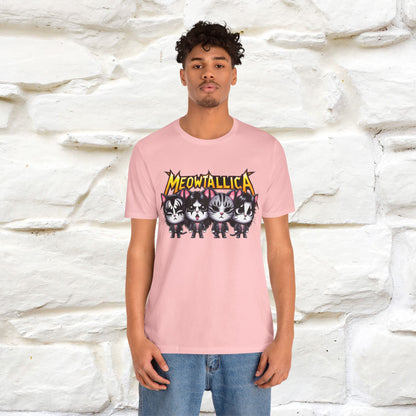 Meowtallica T-Shirt | Rock-Inspired Cat Tee| Nunu&Miao Studio - Nunu&Miao Studio