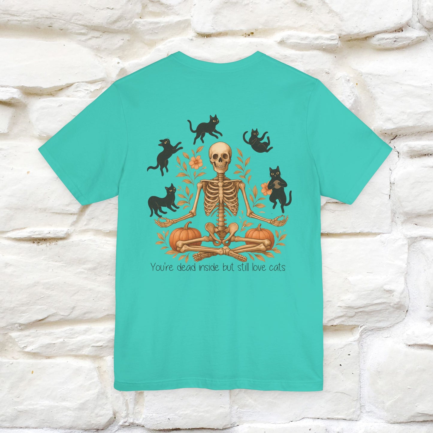 "You're Dead Inside But Still Love Cats " Halloween Cat T-shirt |Nunu&Miao Studio - Nunu&Miao Studio