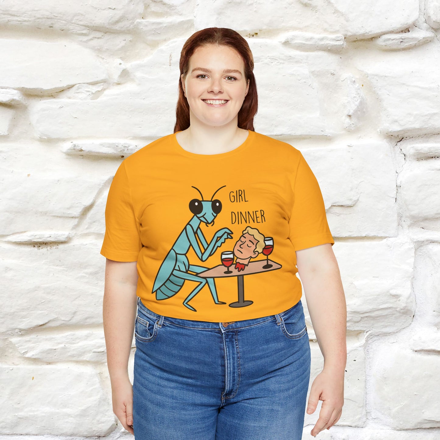 "Girl Dinner" Funny T-shirt |Nunu&Miao Studio - Nunu&Miao Studio