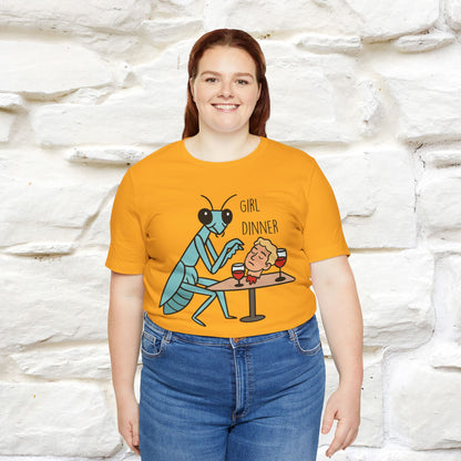 "Girl Dinner" Funny T-shirt |Nunu&Miao Studio - Nunu&Miao Studio
