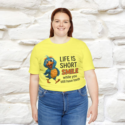 "Life Is Short Smile While ..." |Funny T-Shirt | Nunu&Miao Studio - Nunu&Miao Studio
