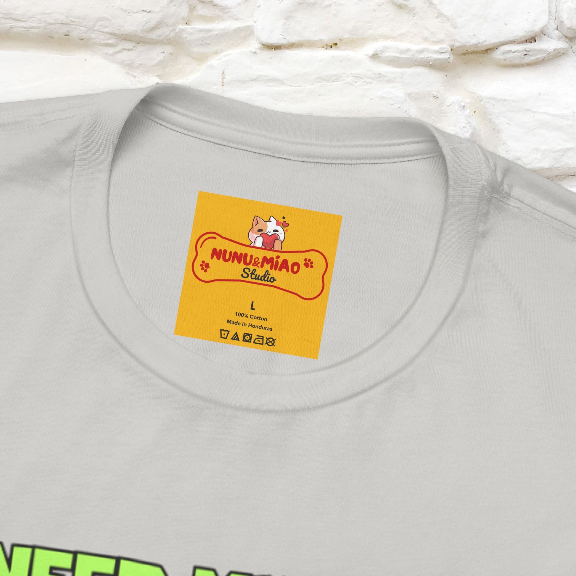 "I Need My Beer Right Meow!" Cat  T-shirt |Nunu&Miao Studio - Nunu&Miao Studio