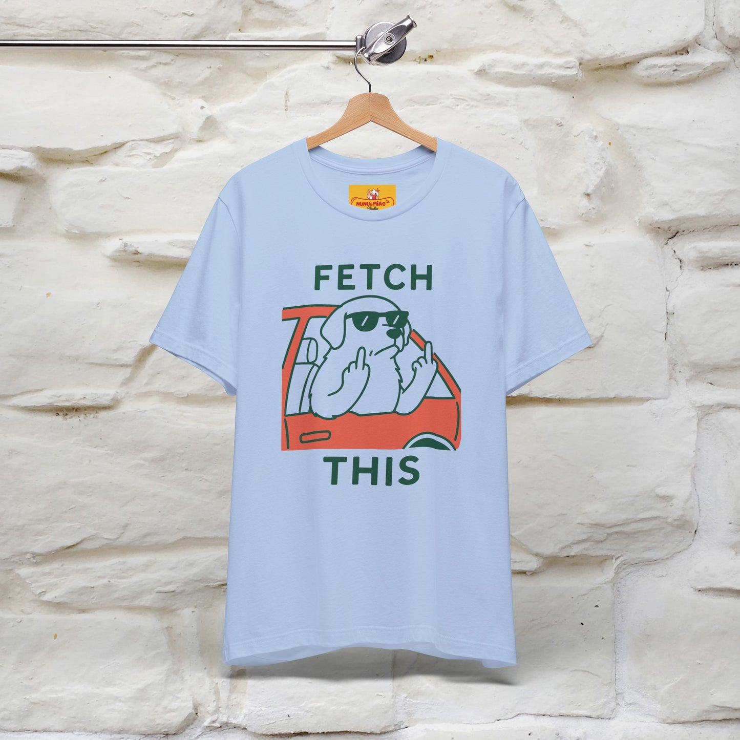 "Fetch This" Funny Dog T-shirt |Nunu&Miao Studio - Nunu&Miao Studio