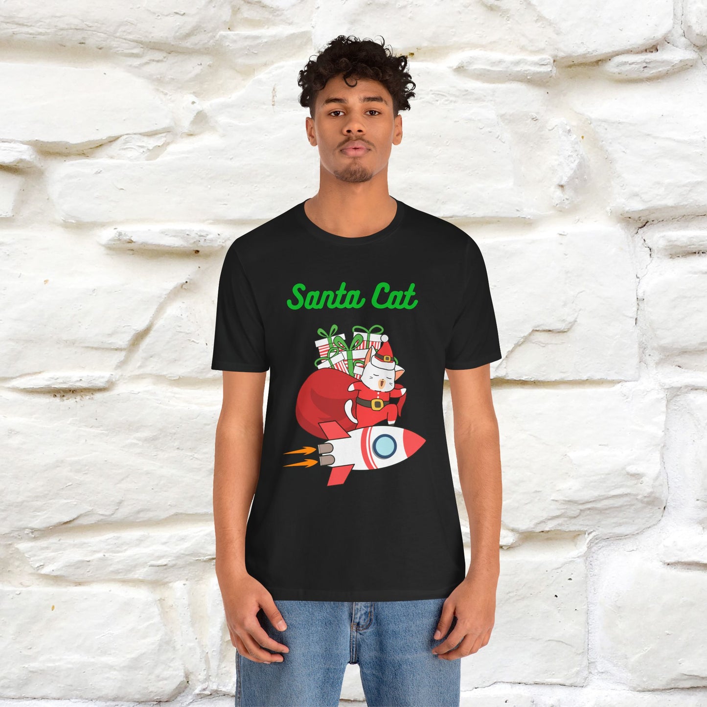 "Funny Santa Cat..." | Cat T-Shirt | Nunu&Miao Studio