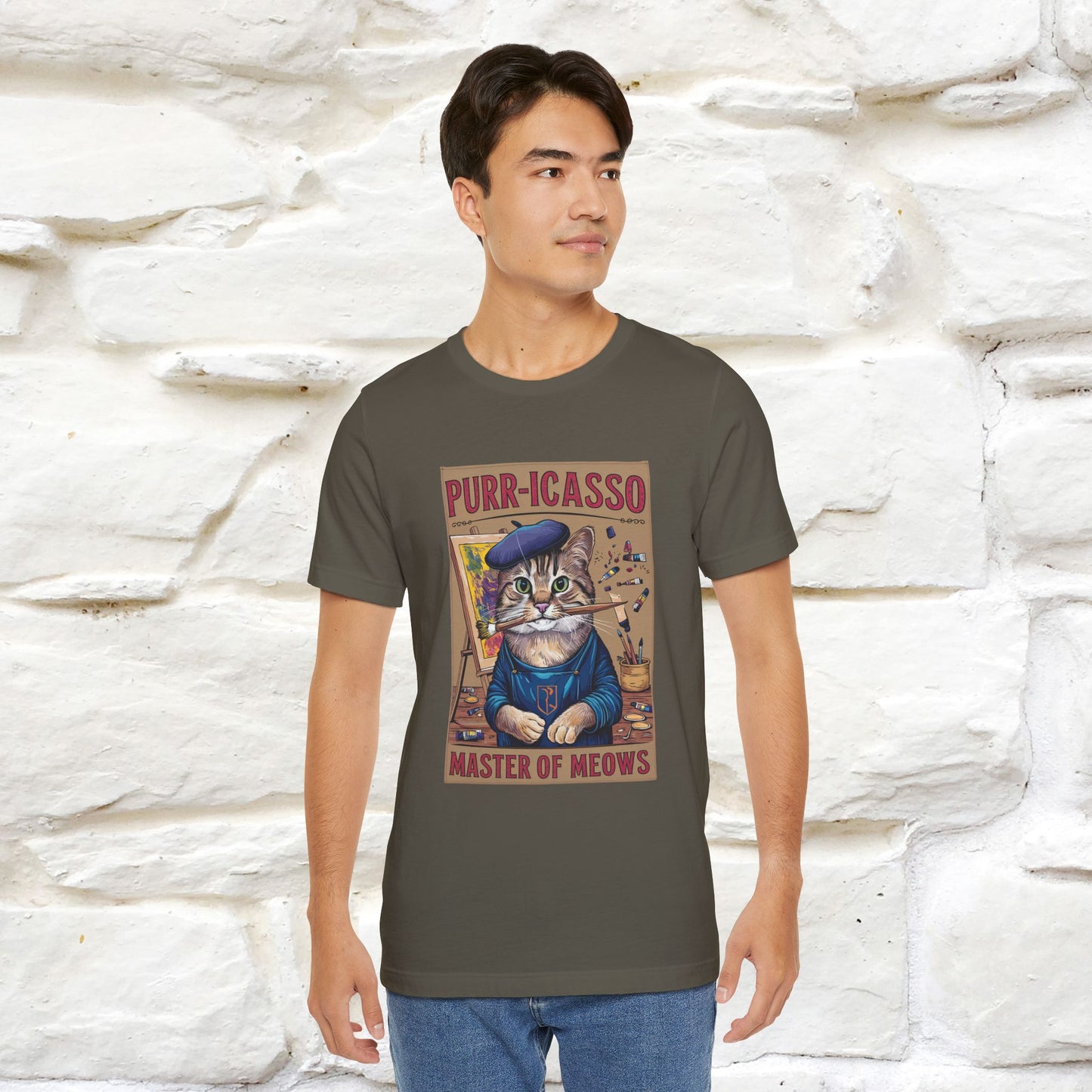 ''Purr-Icasso Masters Of Meows'' | CatT-Shirt | Nunu&Miao Studio - Nunu&Miao Studio