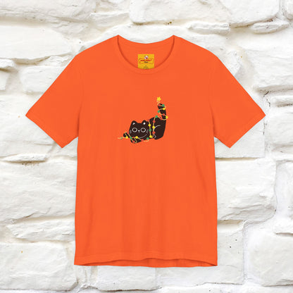 ''Be The Light" Cat T-Shirt| Front & Back Design | Nunu&Miao Studio - Nunu&Miao Studio