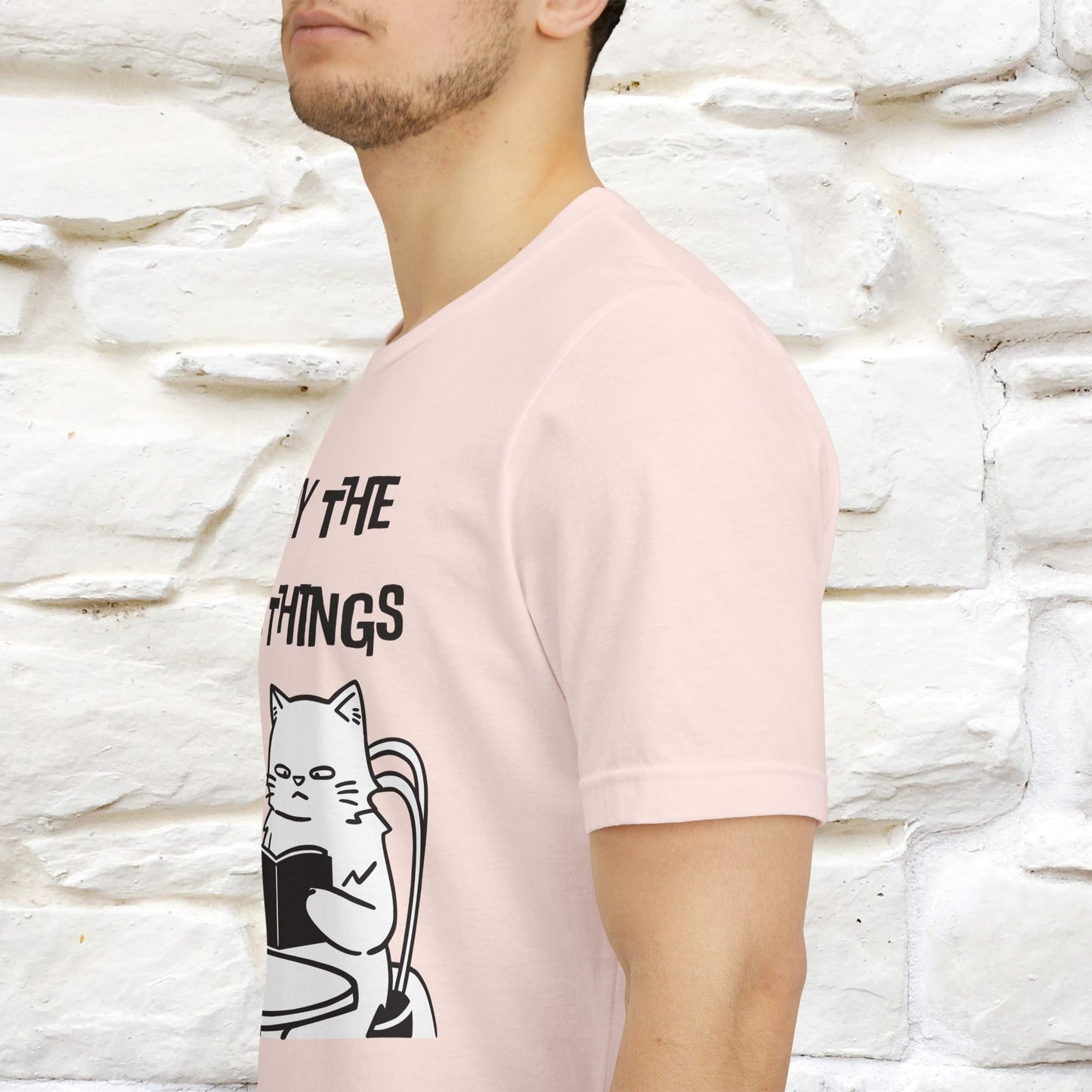 "Enjoy The Little Things." Cat T-Shirt | Nunu&Miao Studio