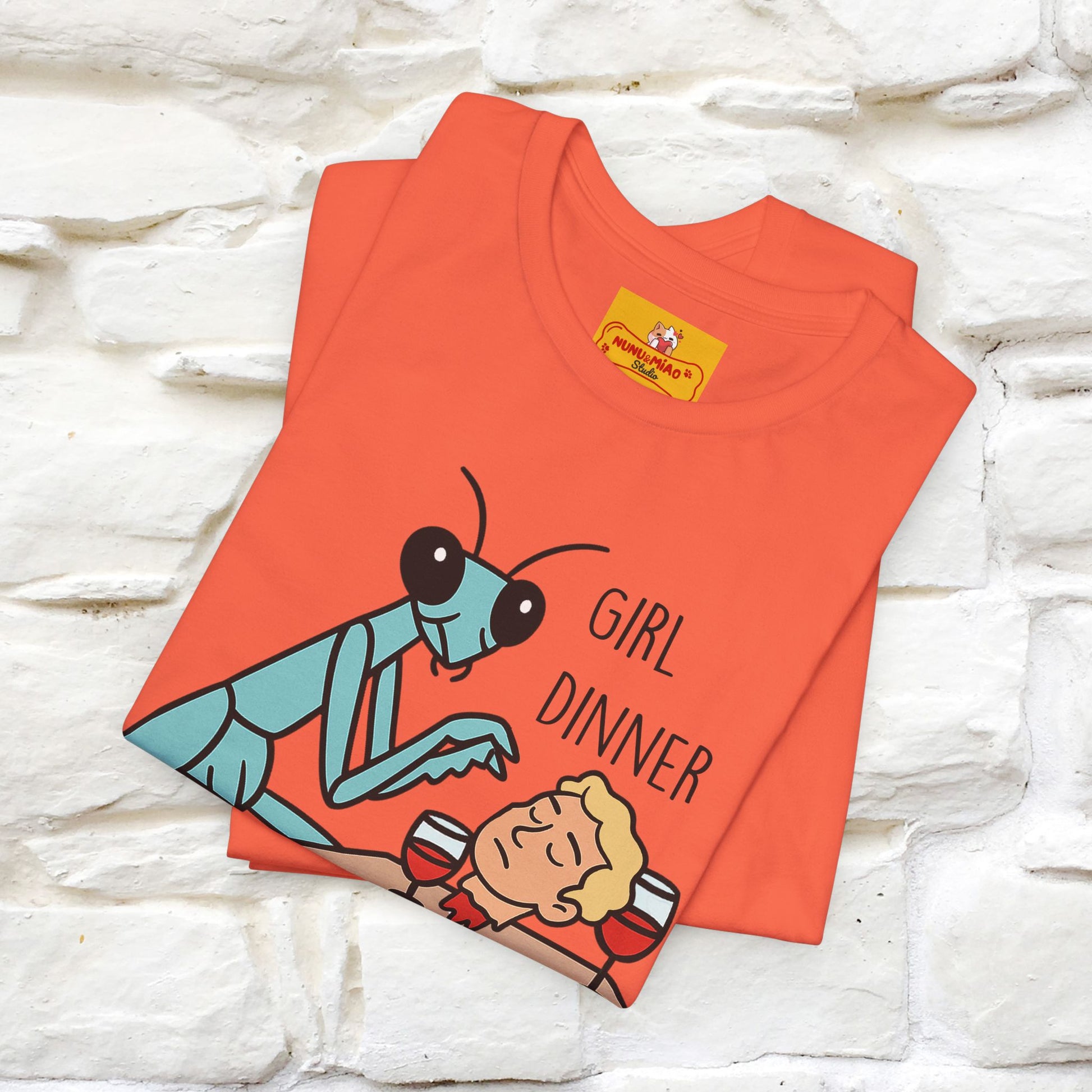 "Girl Dinner" Funny T-shirt |Nunu&Miao Studio - Nunu&Miao Studio