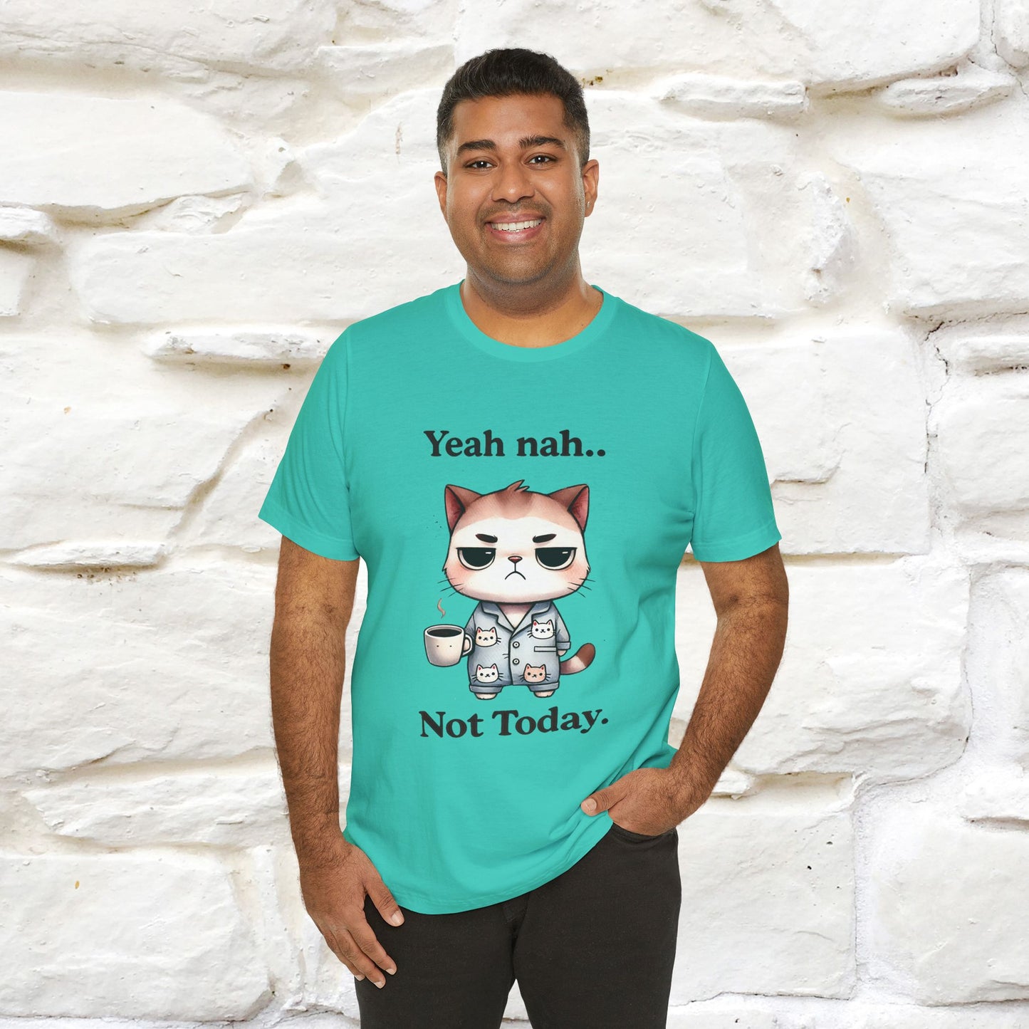 "Yeah Nah ... Not Today." |Funny Cat T-Shirt | Nunu&Miao Studio