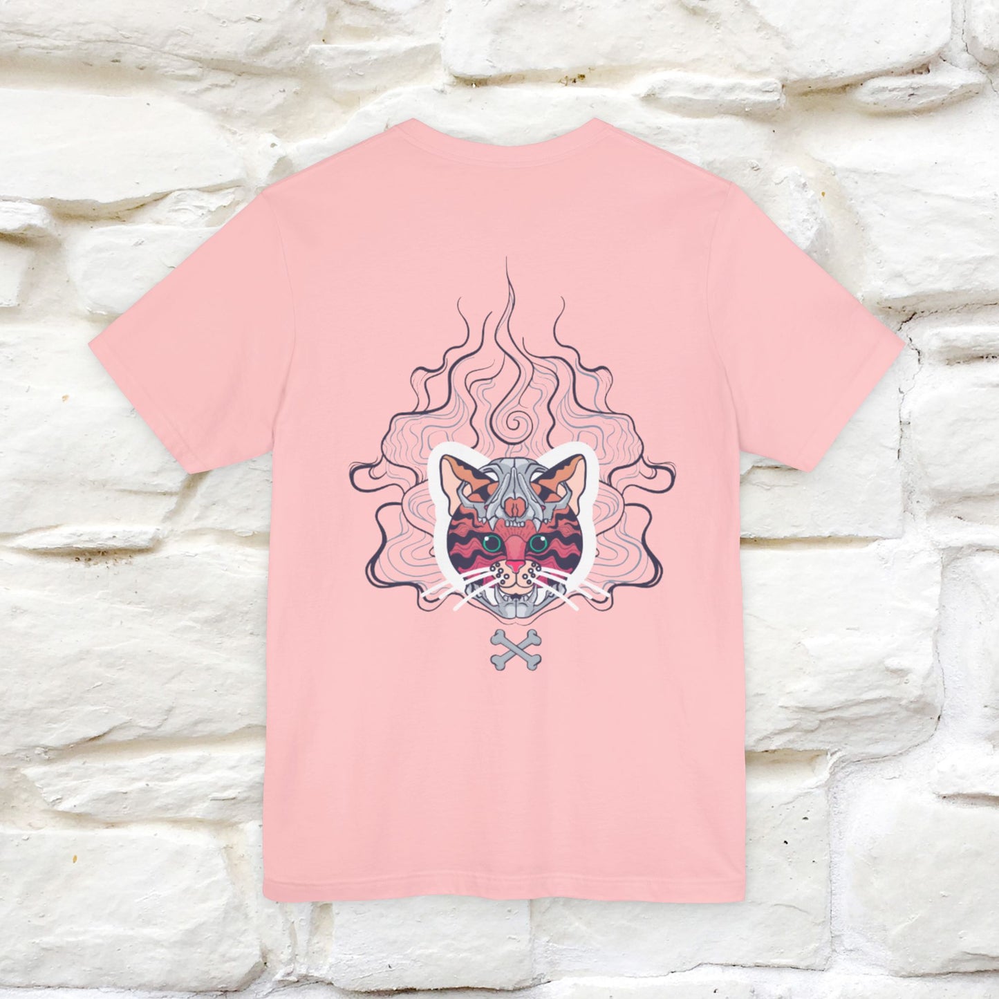 ''Air Fire Cat'' | Cat T-Shirt Front and Back Design | Nunu&Miao Studio - Nunu&Miao Studio