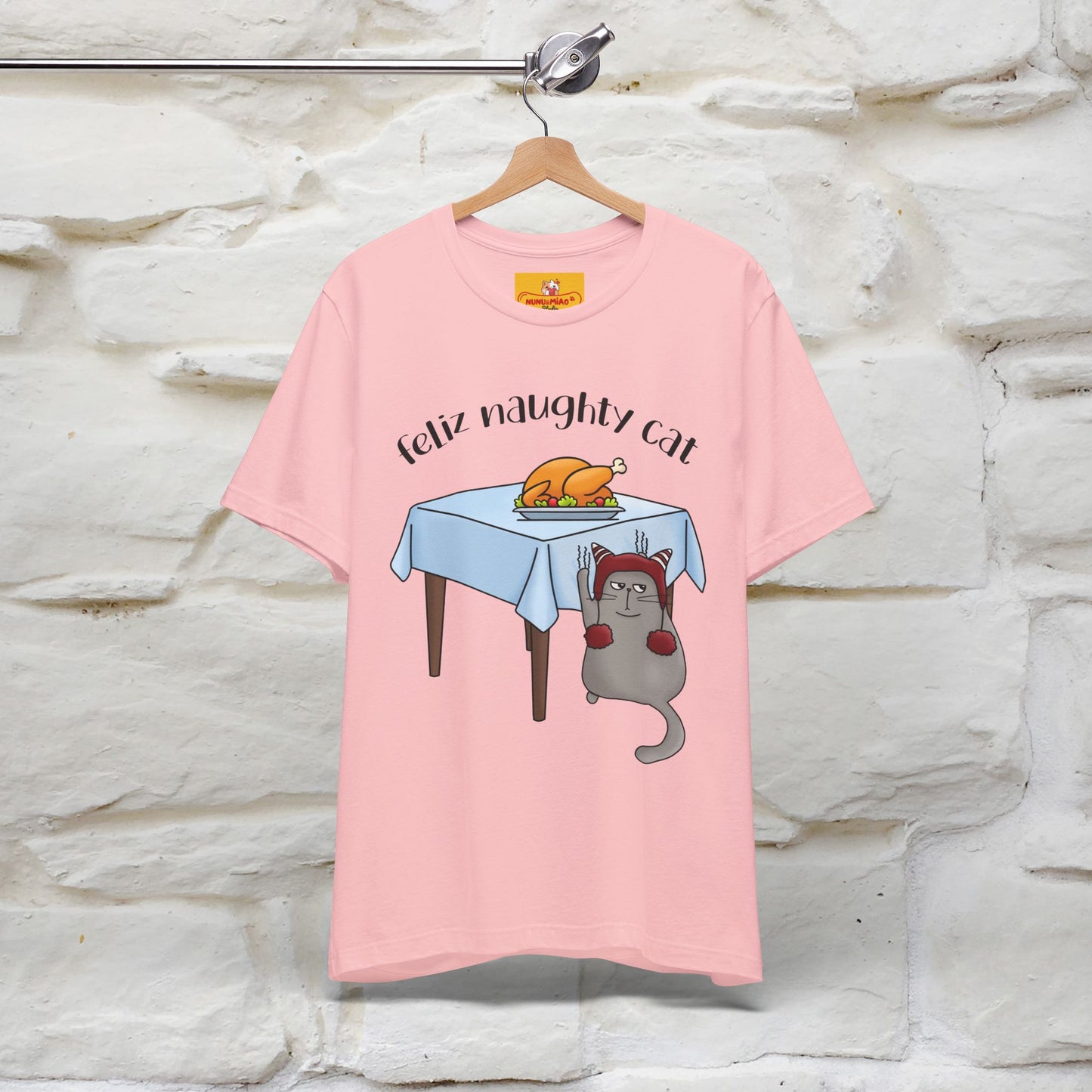 "Feliz Naughty Cat" |Funny Cat T-Shirt | Nunu&Miao Studio