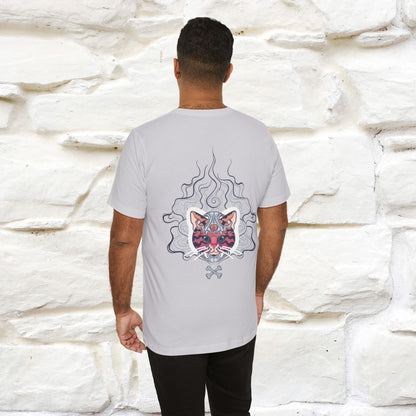 ''Air Fire Cat'' | Cat T-Shirt Front and Back Design | Nunu&Miao Studio - Nunu&Miao Studio