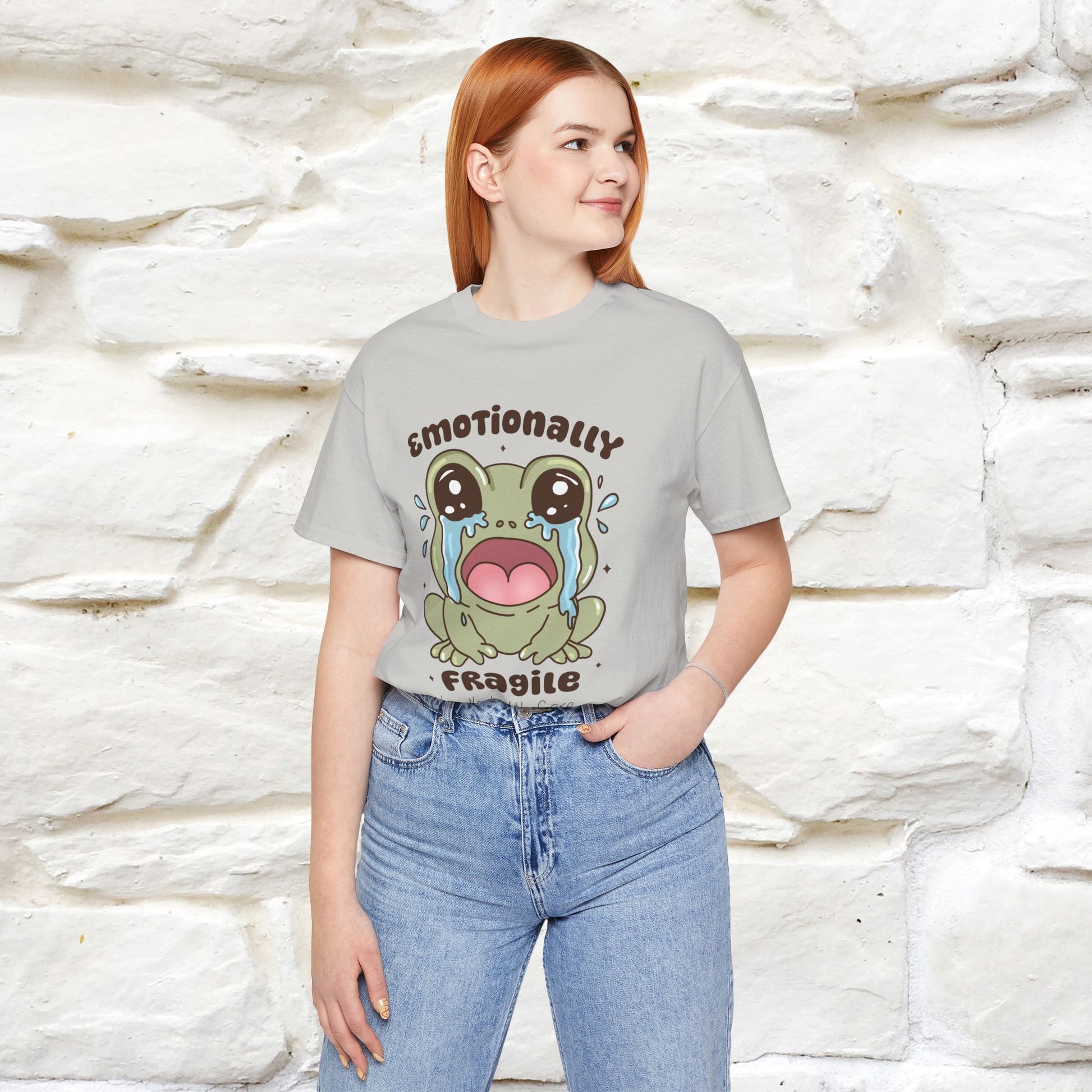 "Emotionally Fragile Handle With Care " Funny T-shirt |Nunu&Miao Studio - Nunu&Miao Studio