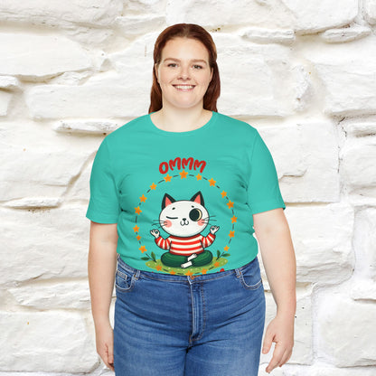 ''Ommm, Keep Calm'' Cat T-Shirt | Nunu&Miao Studio - Nunu&Miao Studio