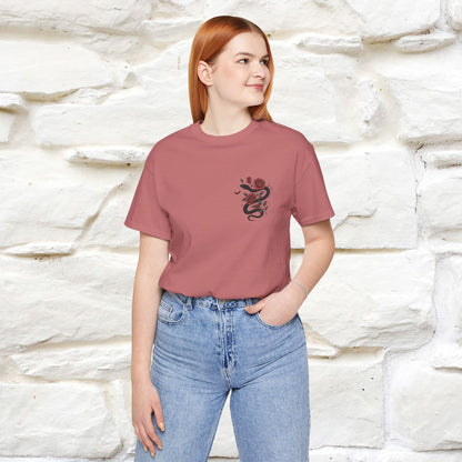 "The Rose and The Snake " Halloween T-shirt |Nunu&Miao Studio