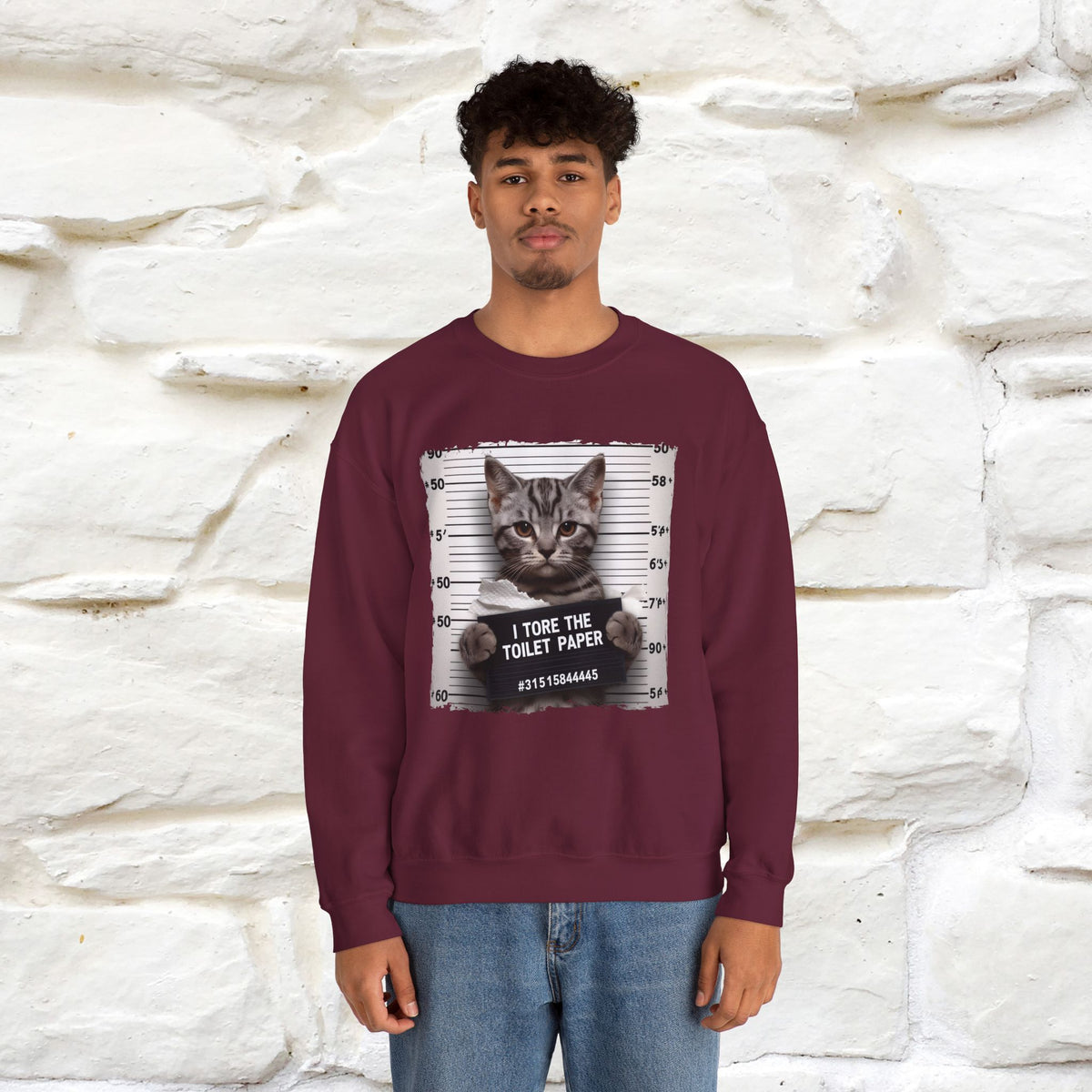 "I Tore The Toilet Paper.'' |Cat Sweatshirt | Nunu&Miao Studio