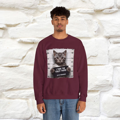 "I Tore The Toilet Paper.'' |Cat Sweatshirt | Nunu&Miao Studio