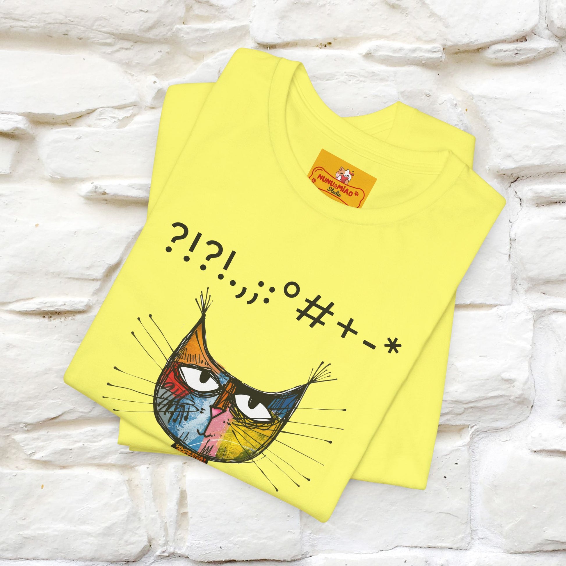 "Enigma" Cat T-shirt |Nunu&Miao Studio - Nunu&Miao Studio