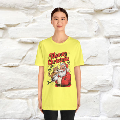 “Meowy Christmas” | Cat T-Shirt | Nunu&Miao Studio