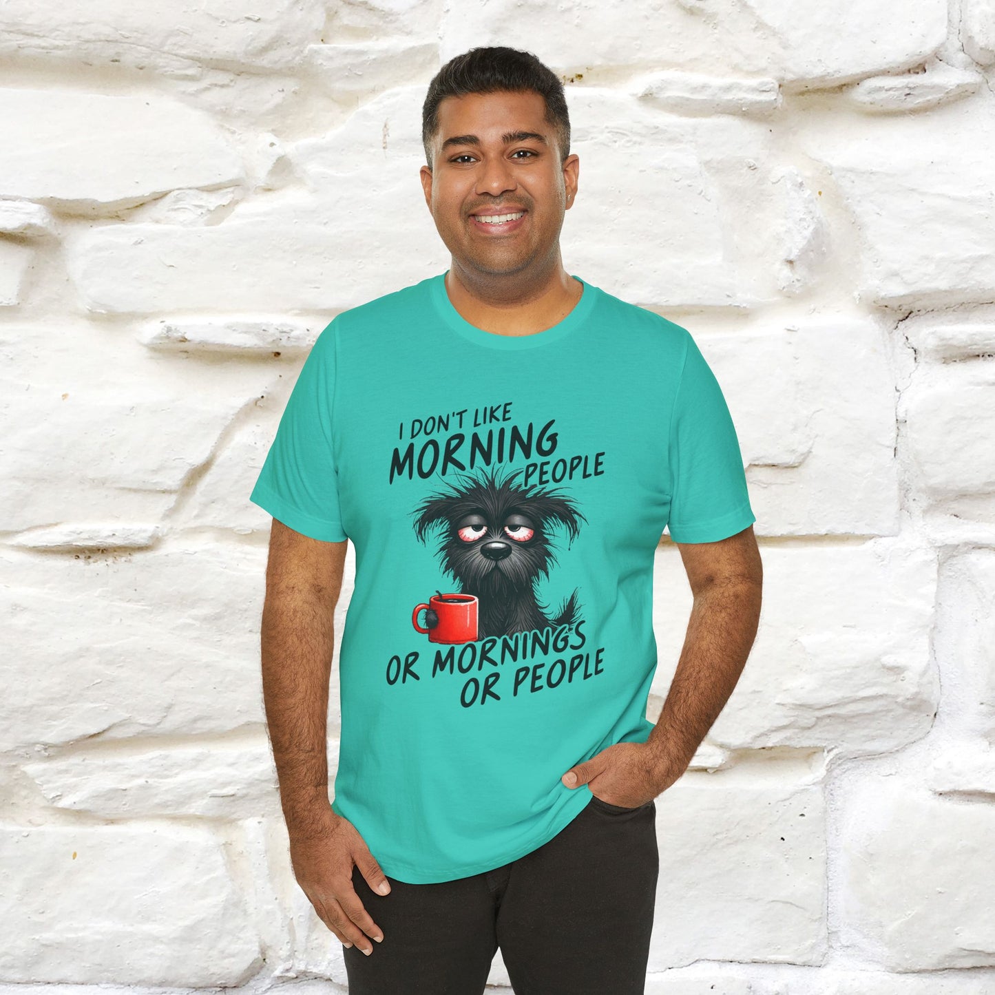"I Don't Like Morning People..." Funny T-shirt |Nunu&Miao Studio - Nunu&Miao Studio