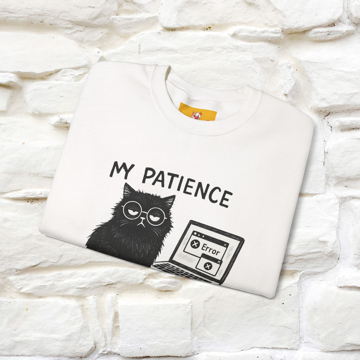 ''My Patience Has Left ...'' | Cute Cat Sweatshirt | Nunu&Miao Studio