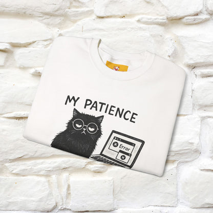 ''My Patience Has Left ...'' | Cute Cat Sweatshirt | Nunu&Miao Studio