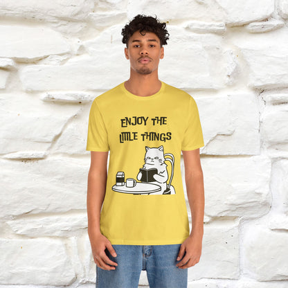 "Enjoy The Little Things." Cat T-Shirt | Nunu&Miao Studio