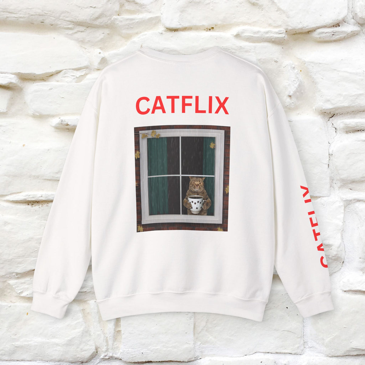 "Catflix'' |Cat Sweatshirt | Nunu&Miao Studio