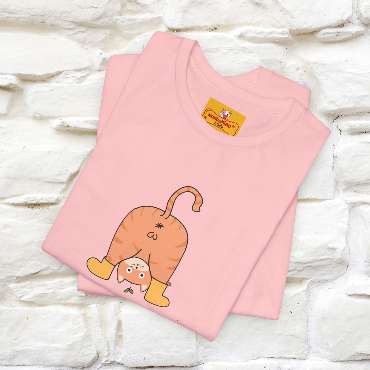 "Sometimes You Need to Look at Life from a Different Perspective" Cat T-Shirt | Front & Back Design | Nunu&Miao Studio - Nunu&Miao Studio