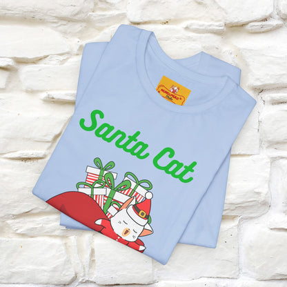 "Funny Santa Cat..." | Cat T-Shirt | Nunu&Miao Studio