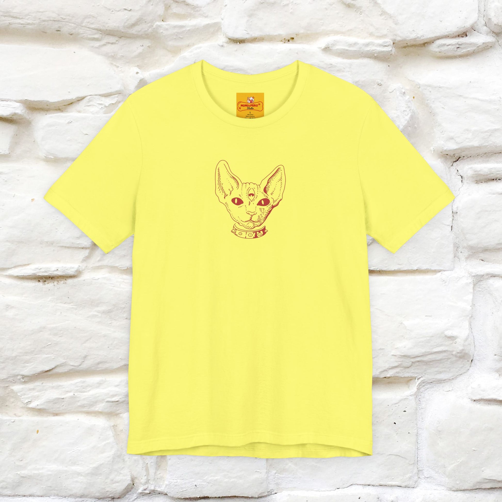 ''Illusion'' Cat T-Shirt Front and Back Design | Nunu&Miao Studio - Nunu&Miao Studio