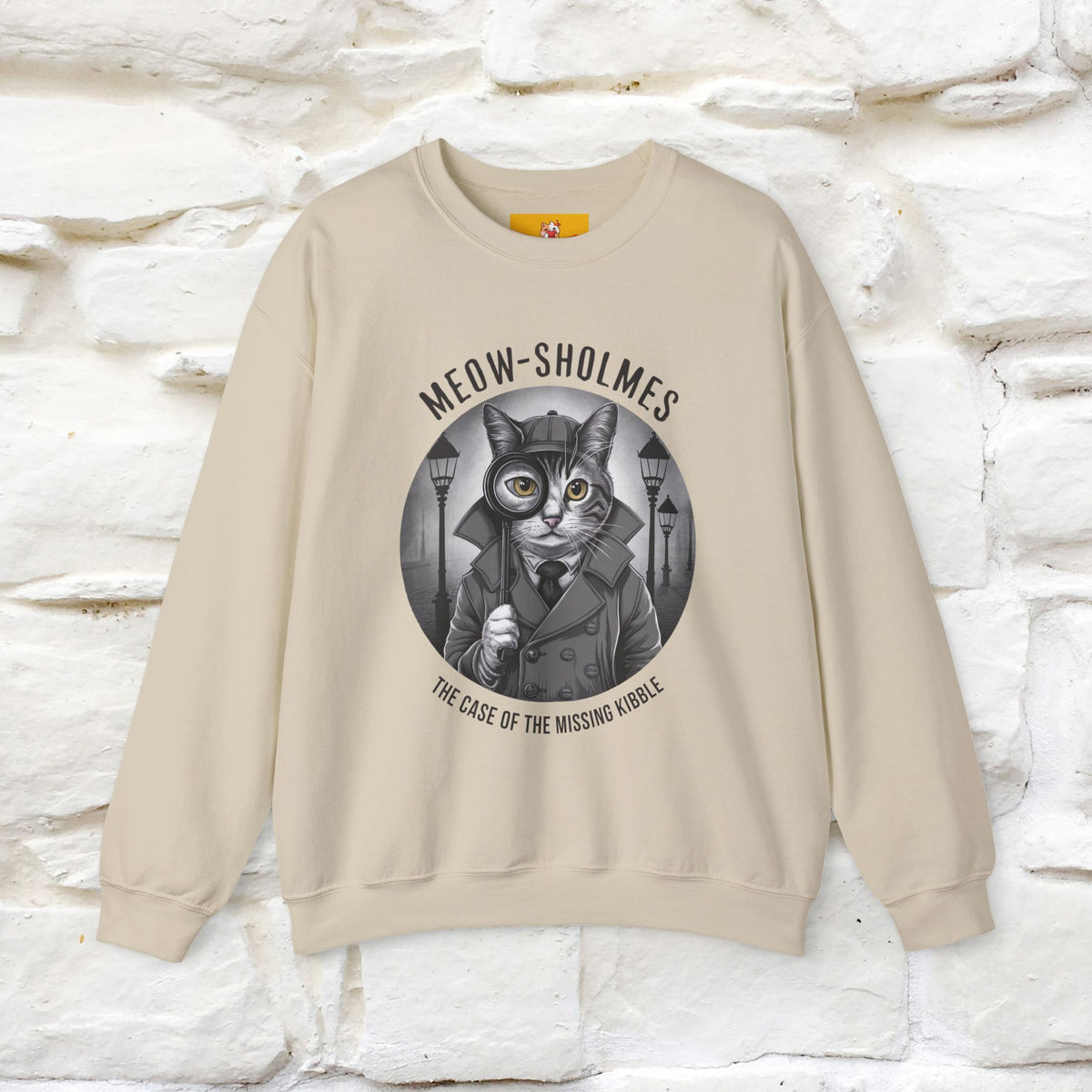 "Meow-sholmes'' |Cat Sweatshirt | Nunu&Miao Studio