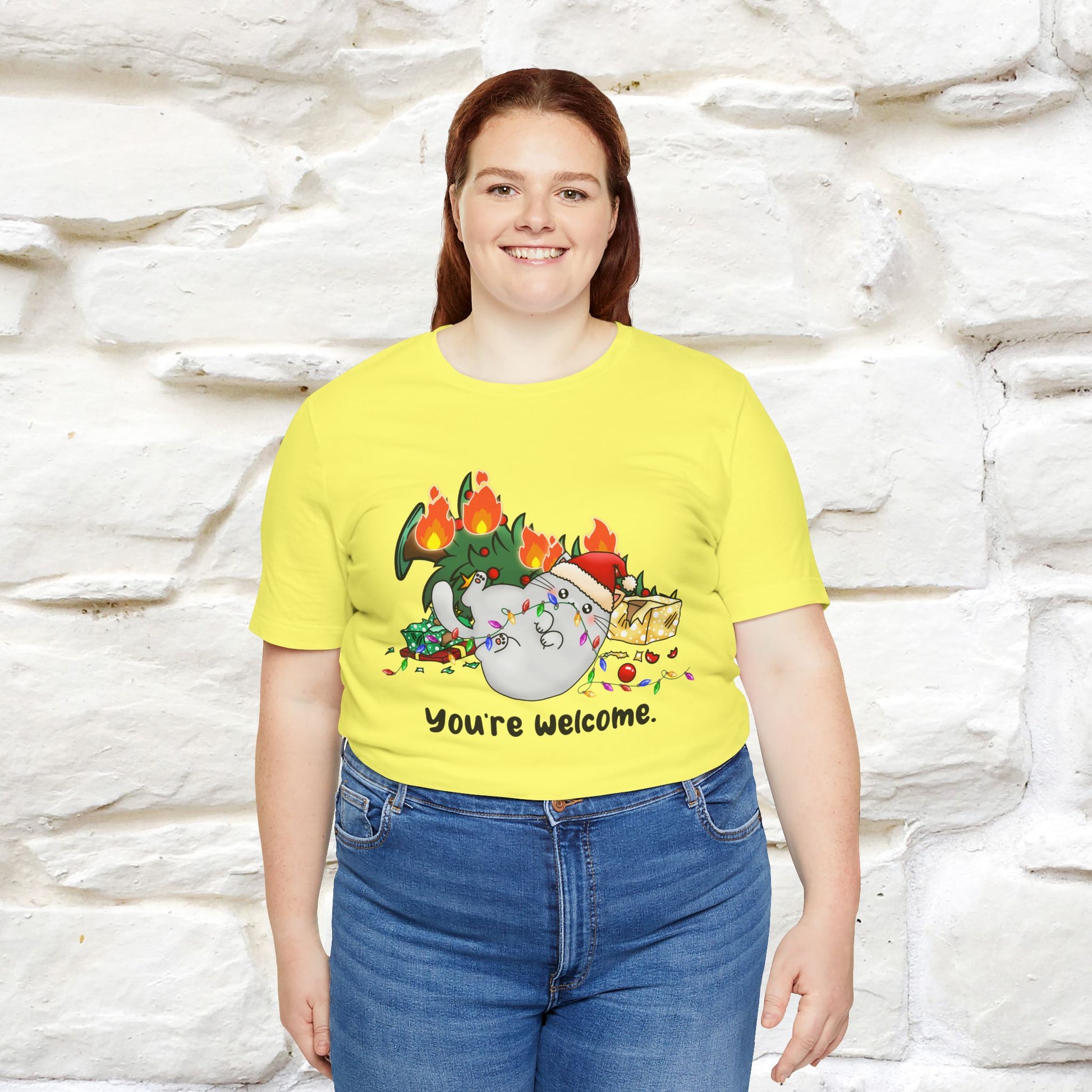 You're Welcome | Sarcastic Cat Christmas Shirt  |Nunu&Miao Studio - Nunu&Miao Studio