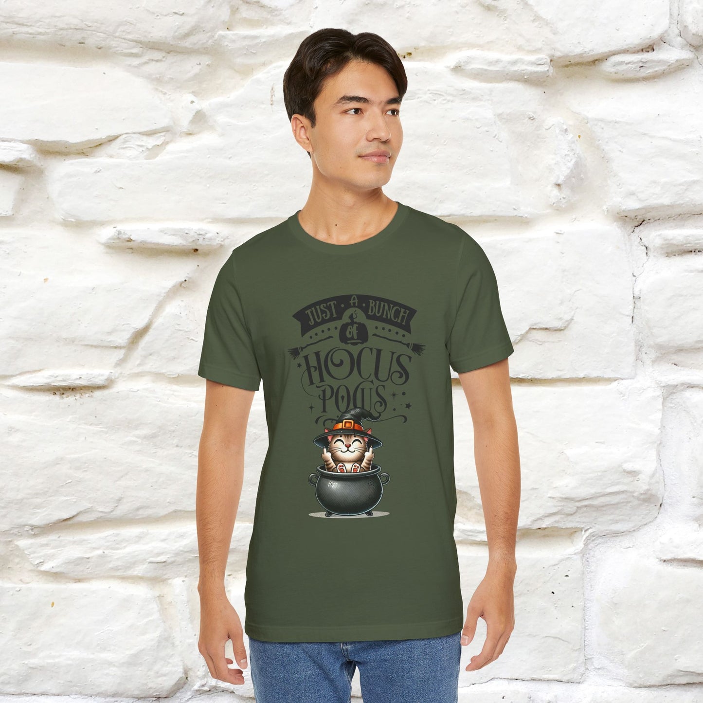 "Just A Bunch Of Hocus Pocus" Cat  T-shirt |Nunu&Miao Studio - Nunu&Miao Studio