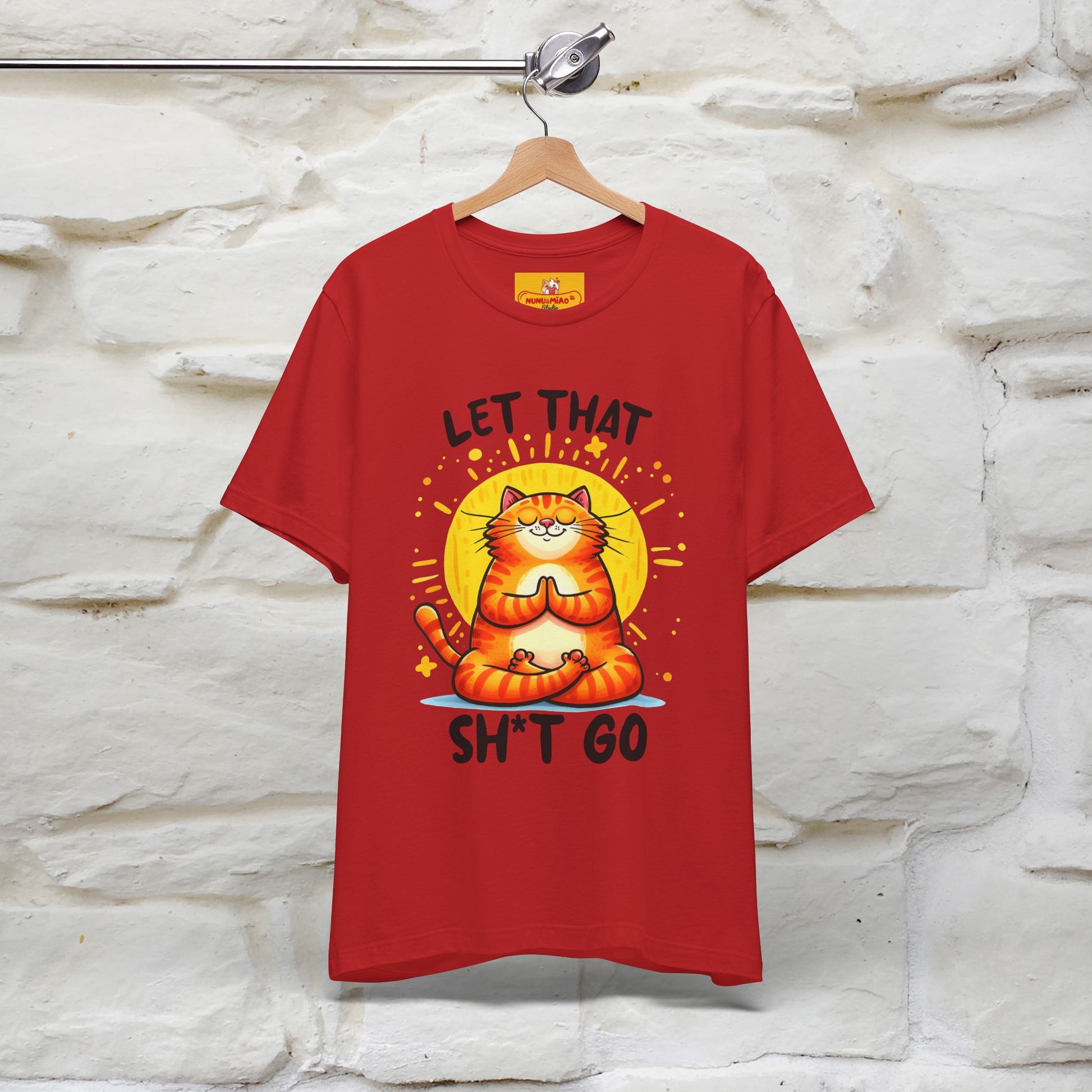 "Let That Sh*t Go" Cat T-shirt |Nunu&Miao Studio - Nunu&Miao Studio