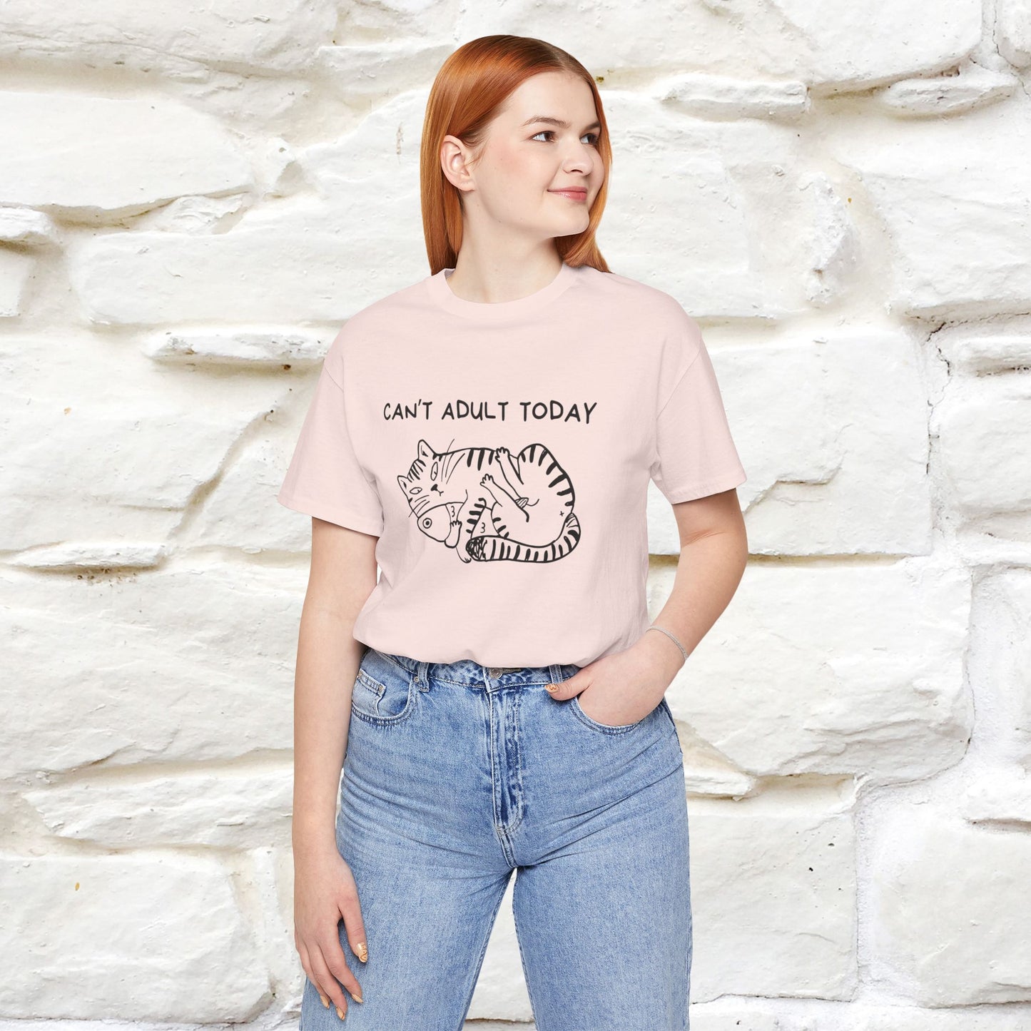 "Can't Adult Today" |Cat T-Shirt | Nunu&Miao Studio - Nunu&Miao Studio