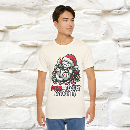 “Purr-Fectly Naughty” | Cat T-Shirt | Nunu&Miao Studio