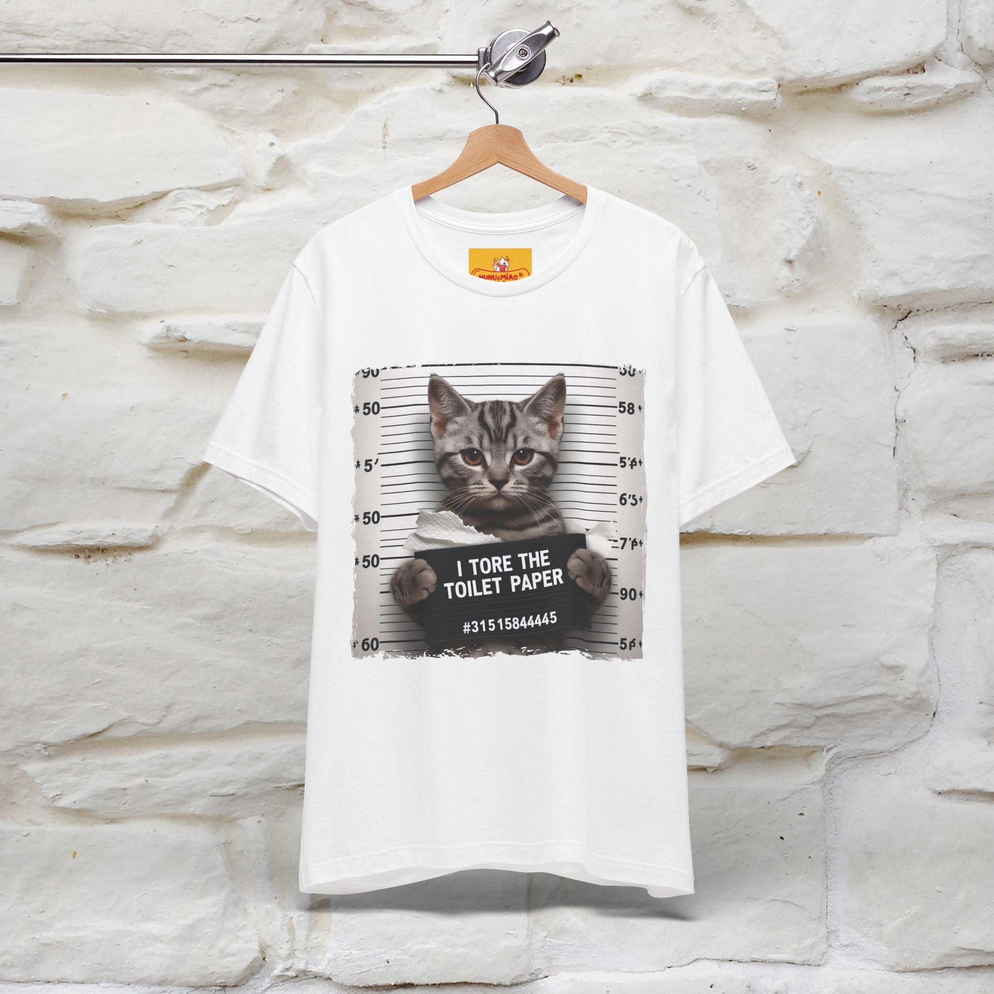 ''I Tore The Toilet Paper'' | Funny Cat T-Shirt | Nunu&Miao Studio - Nunu&Miao Studio