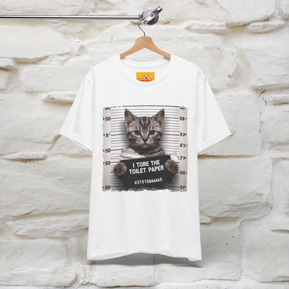 ''I Tore The Toilet Paper'' | Funny Cat T-Shirt | Nunu&Miao Studio - Nunu&Miao Studio